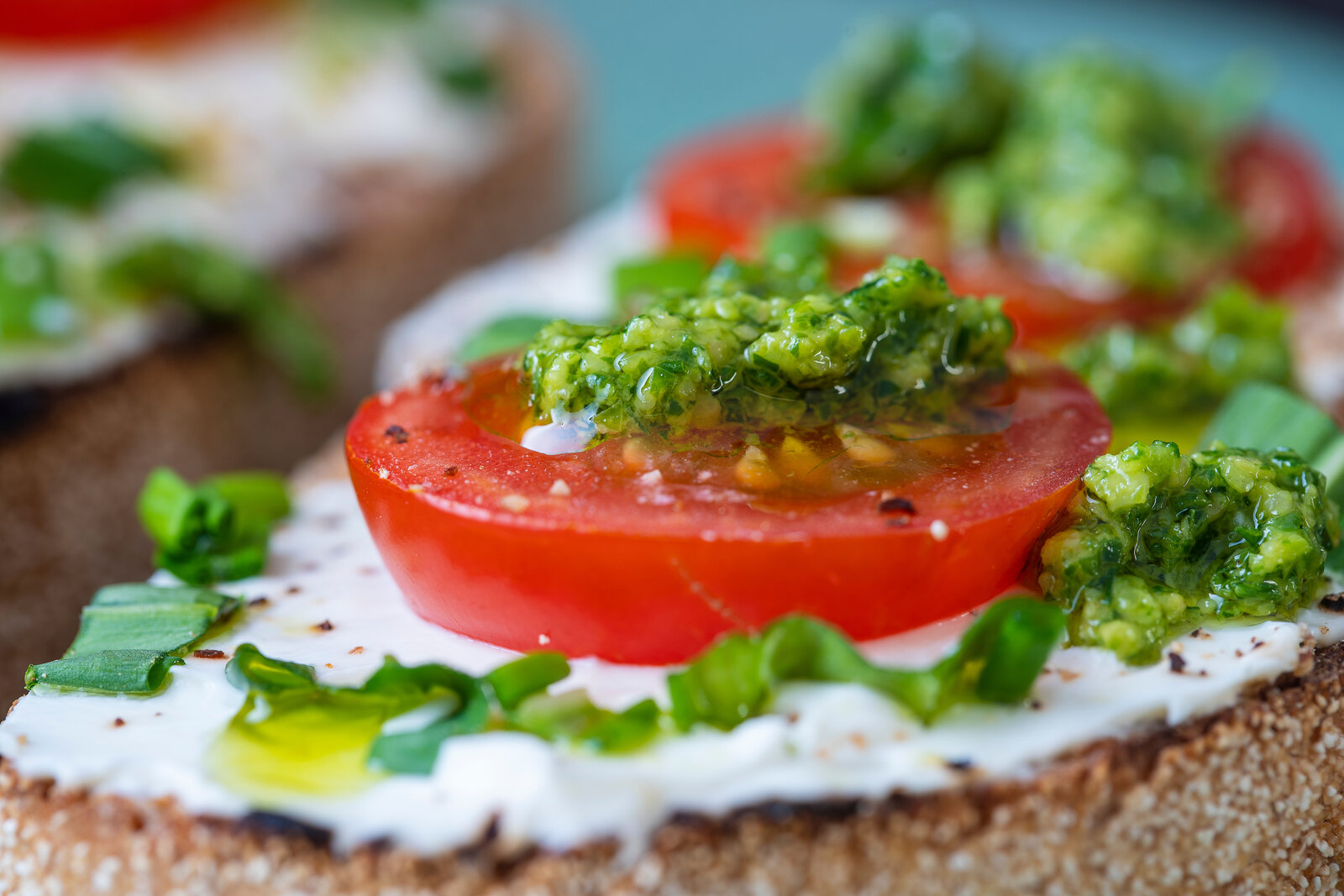 Saftiges Caprese Baguette